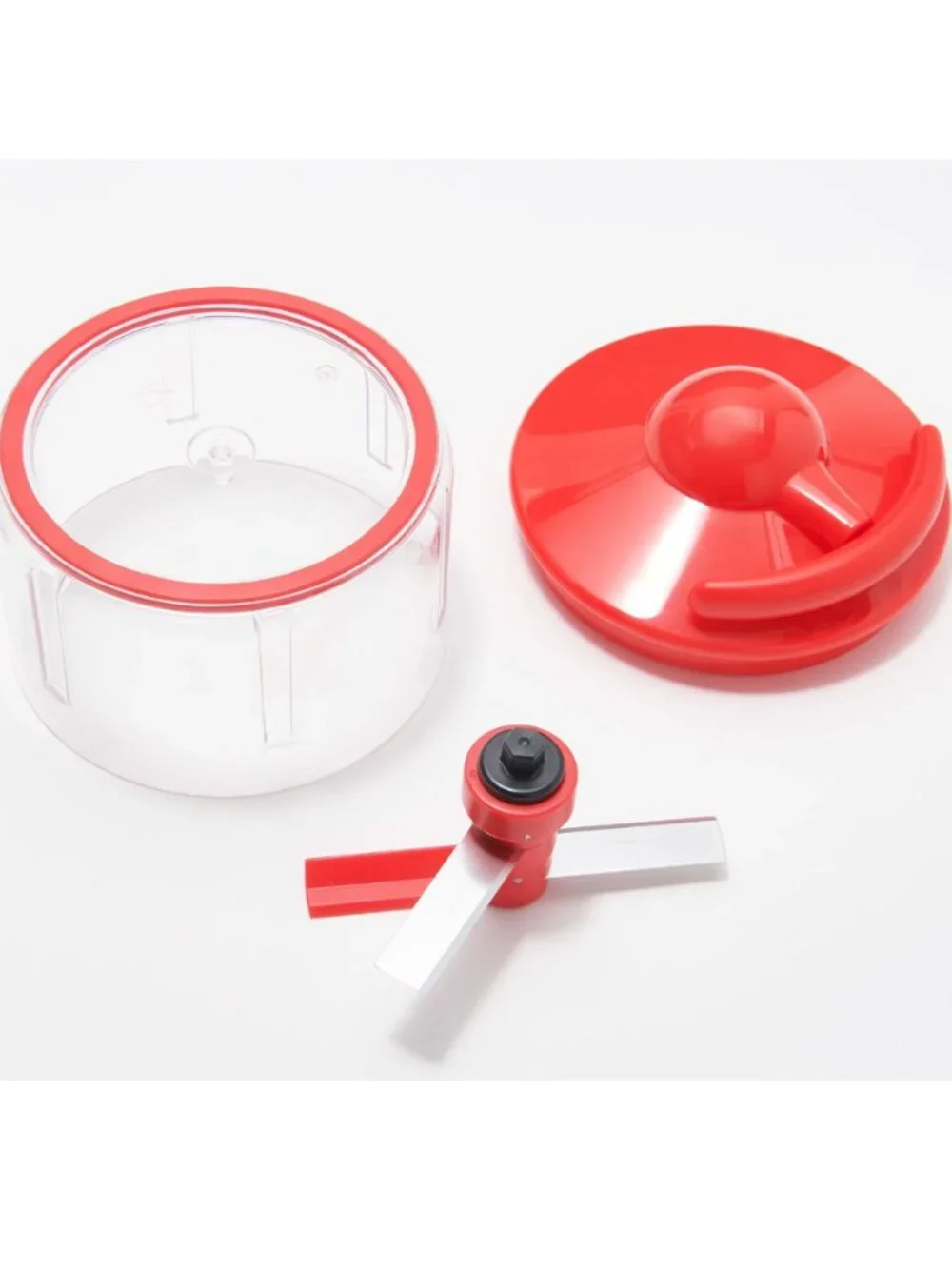 Kuhn Rikon 2-Cup Pull & Chop Food Chopper K50212 RED